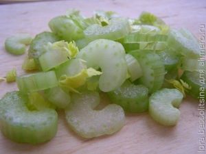 вкусный гарнир к рыбе, сельдерей вкусный гарнир к рыбе, сельдерей