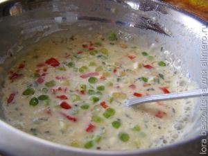 пиленгас в кляре с овощами, кляр пиленгас в кляре с овощами, кляр