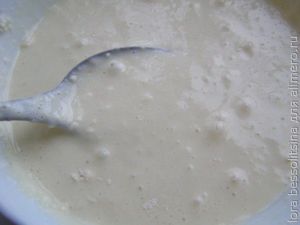 блины толстые на кефире, тесто блины толстые на кефире, тесто