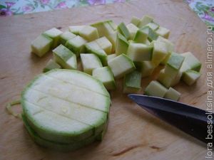 Рагу на рыбном бульоне, кабачок Рагу на рыбном бульоне, кабачок