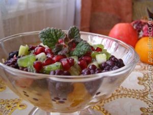 Салат фруктово-овощной