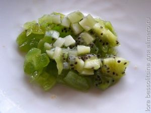 Салат фруктово-овощной, киви Салат фруктово-овощной, киви