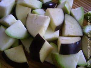 теплый салат, кабачок и баклажан теплый салат, кабачок и баклажан