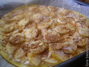 сладкая пицца, корица сладкая пицца, корица