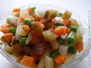 рыба с овощами, овощи мороженные рыба с овощами, овощи мороженные