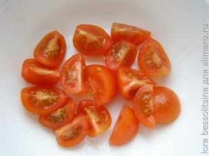 салат с кетой, чери салат с кетой, чери