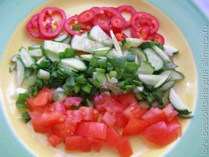 салат великопостный, горка салат великопостный, горка