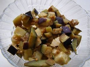 рагу с вешенками, баклажан рагу с вешенками, баклажан