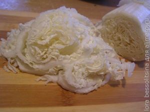 салат очищающий, пекинская капуста салат очищающий, пекинская капуста