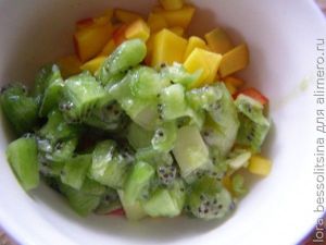 салат с манго, киви и манго салат с манго, киви и манго