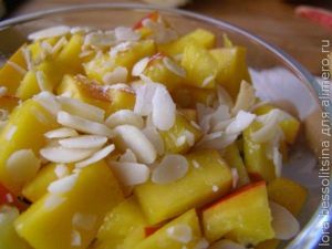 салат с манго