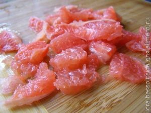 салат с манго, грейпфрут салат с манго, грейпфрут
