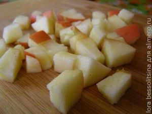 салат-десерт, яблоко салат-десерт, яблоко