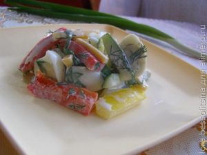 салат с перепелиными яйцами