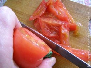салат с орехами и лавашом, помидор салат с орехами и лавашом, помидор