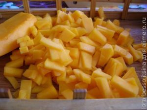 десерт фруктовый, тыква десерт фруктовый, тыква