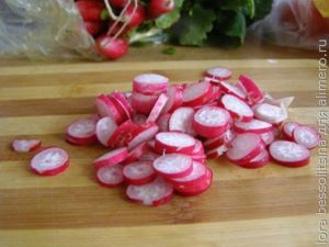 салат, редиска салат, редиска