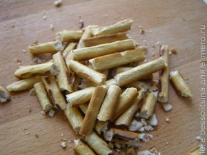десерт для внука, кусочки соломки десерт для внука, кусочки соломки