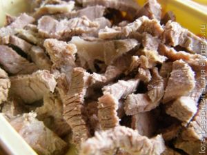 диетический салат, мясо диетический салат, мясо