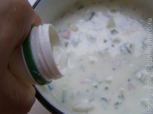 окрошка, с кефиром окрошка, с кефиром