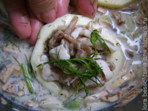 фаршированный кабачок, в соусе фаршированный кабачок, в соусе