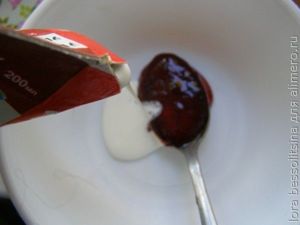 салат арбузный, варенье и сливки салат арбузный, варенье и сливки