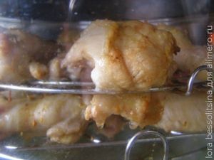 куры-гриль, запекается куры-гриль, запекается