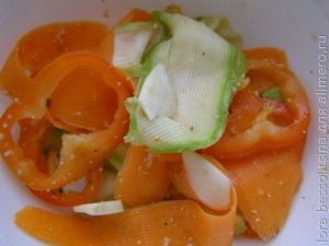 карп с овощами, овощи для гарнира карп с овощами, овощи для гарнира