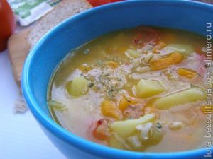 суп с перловкой