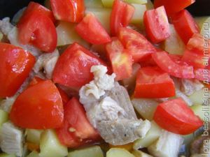 тушеная картошка с мясом, тушим тушеная картошка с мясом, тушим