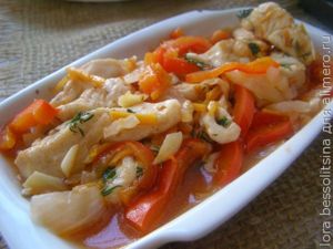 гуляш из курицы, готово гуляш из курицы, готово