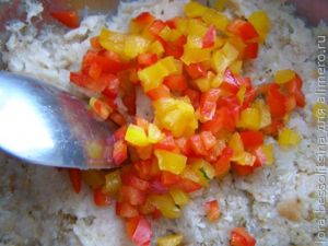 котлеты из щуки, перец болгарский котлеты из щуки, перец болгарский