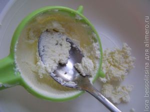 творожный крем, ситечко творожный крем, ситечко