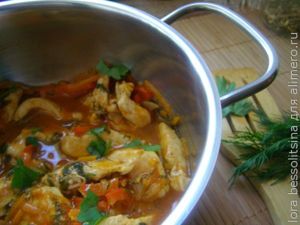 гуляш из курицы, тушим гуляш из курицы, тушим