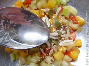 тартар, с семечками, тыквой и маслом тартар, с семечками, тыквой и маслом