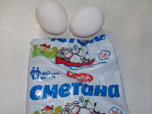 Омлет с капустой