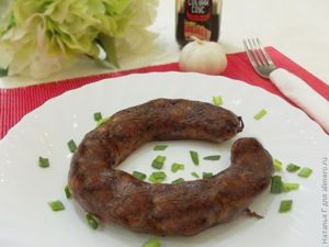 Украинская домашняя колбаса
