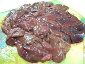 Жареная печень с луком