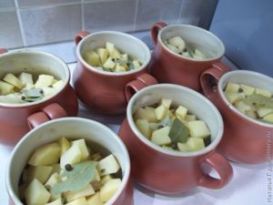 Запеченная свинина с овощами