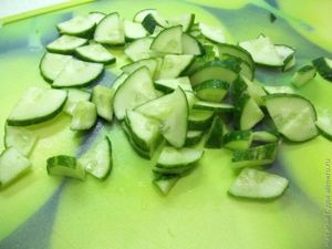 Овощной салат с сардинами