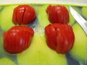 Овощной салат с сардинами