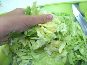Овощной салат с сардинами