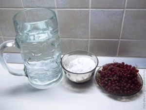 Морс из красной смородины