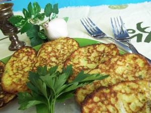 Оладьи из кабачков