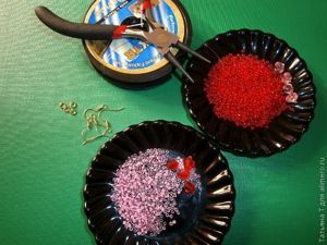 бисерные серьги