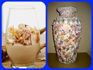Поделки из ракушек и морской гальки