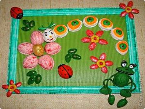 Поделки из ореховой скорлупы