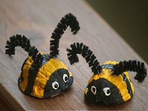 Поделки из ореховой скорлупы