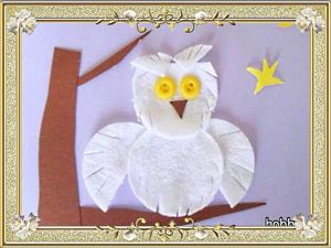 Аппликации из ватных дисков