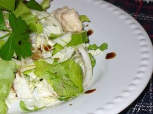 теплый салат с курицей и овощами рецепт